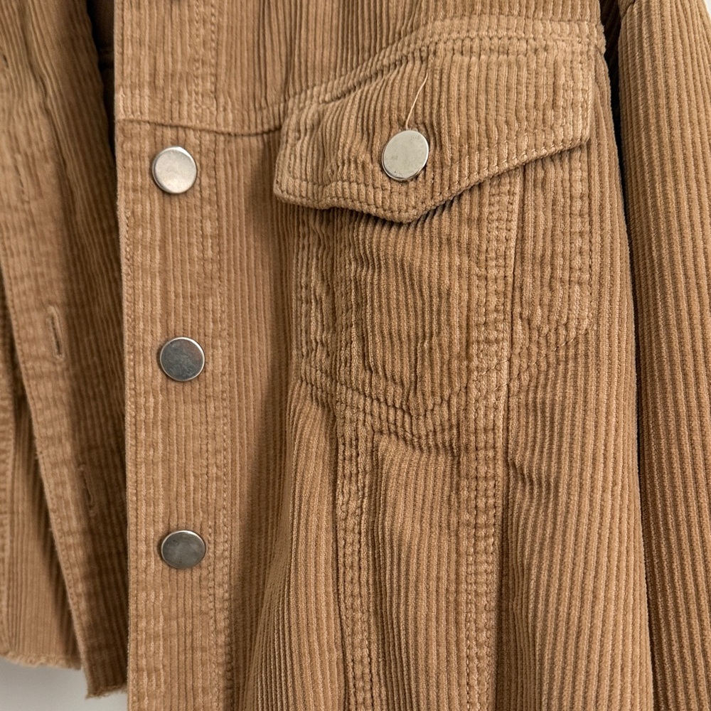 Zara Tan Corduroy Jean Jacket - Picture 3 of 7
